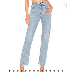 Agolde cherie high rise straight